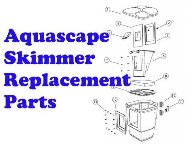 Skimmer replacement parts